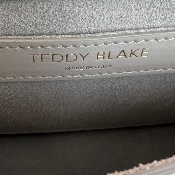 Teddy Blake Cro  Embossed Grey Crossbody Shoulder Bag - Picture 10 of 11